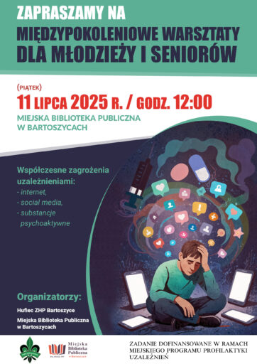 Plakat warsztaty uzaleznien