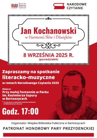 Plakat narodowe czytanie 2023