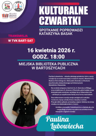 Plakat kulturalny czwartek