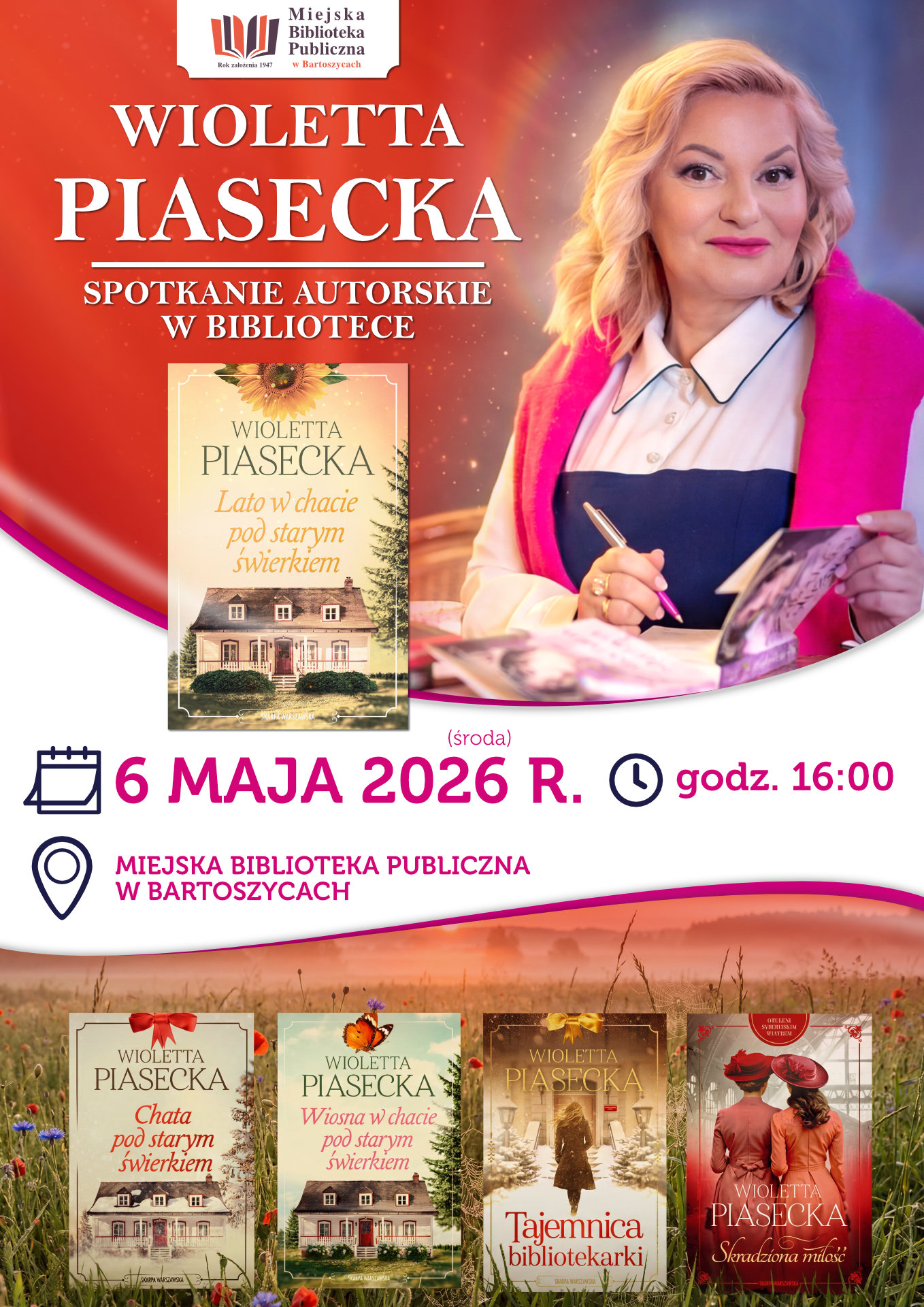 Spotkanie autorskie z Wiolettą Piasecką
