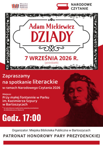 Plakat narodowe czytanie